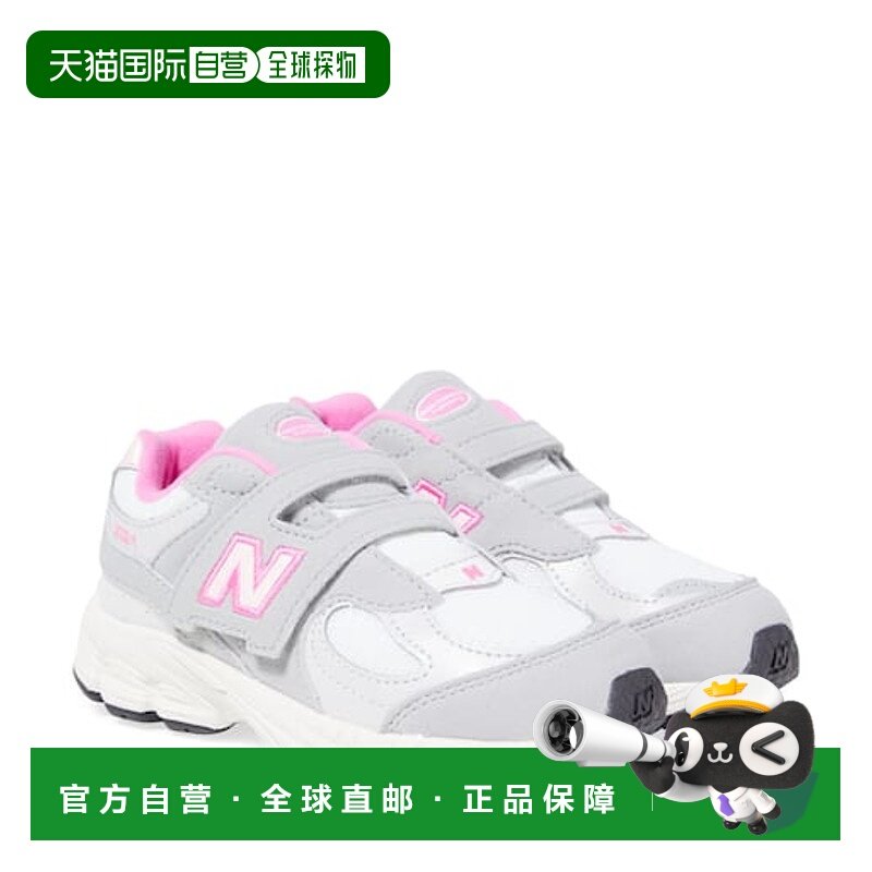 1h可退 香港直邮New Balance  女童 2002 Hook & Loop 皮质运动鞋