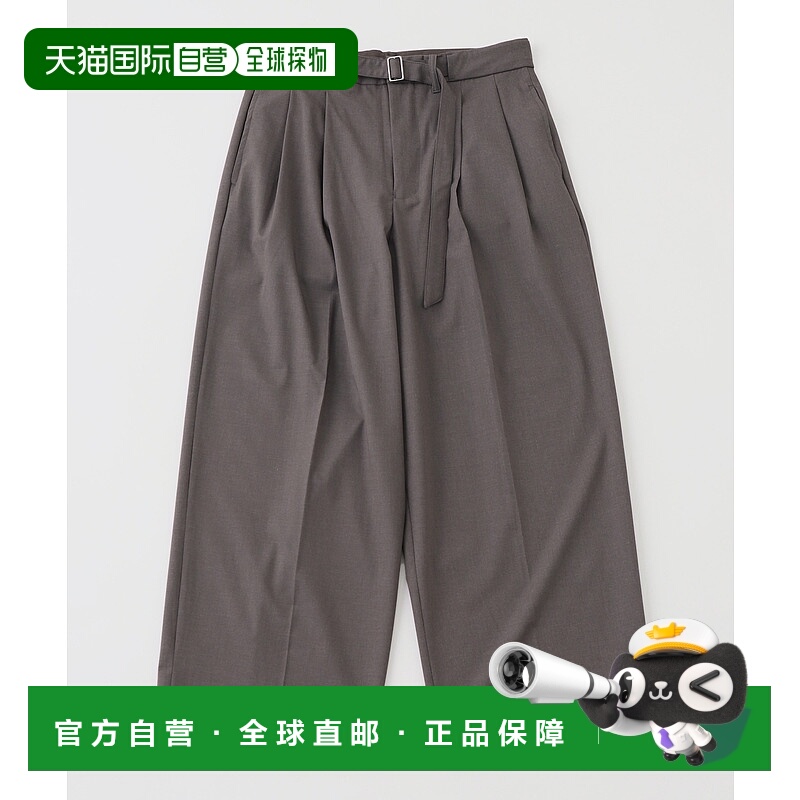 1h可退 日本直邮417 EDIFICE 男装 宽松剪裁西裤 腰带设计 250303