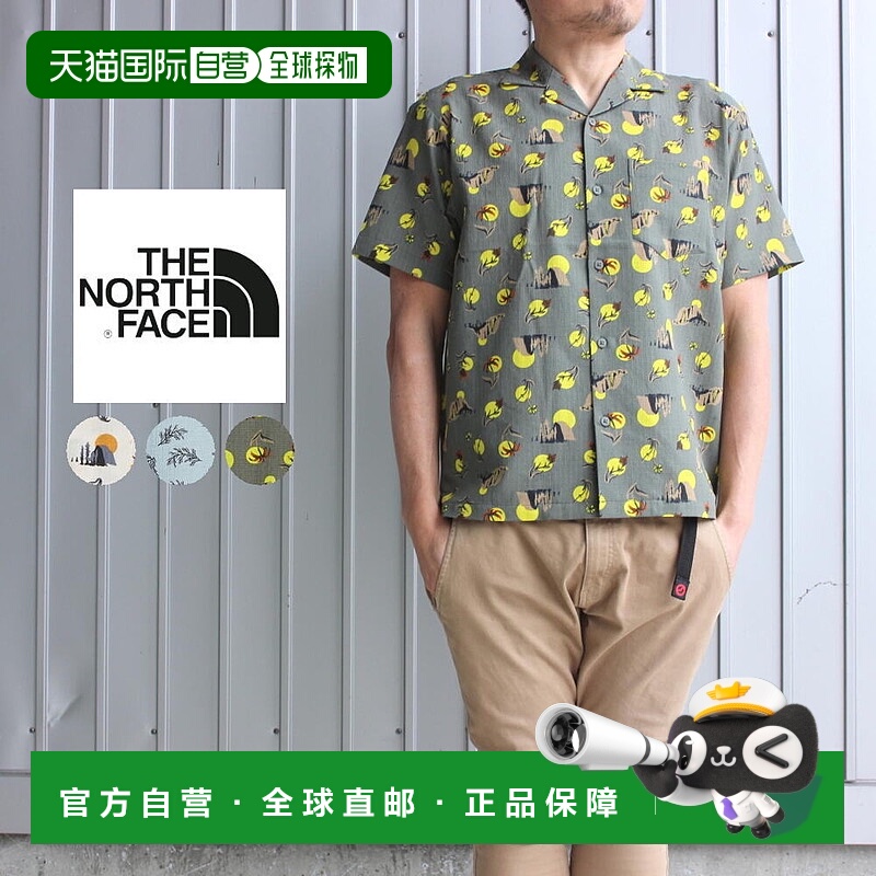 日本直邮The North Face 衬衫  NR21931 复古白谷太阳 VV 碧玺蓝