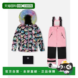 自营deux par deuxTwo-Piece Play Snowsuit with Printed Jacket