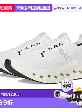 1h可退 香港直邮On 男士 Cloudsurfer Max 跑鞋 white白色 舒适时