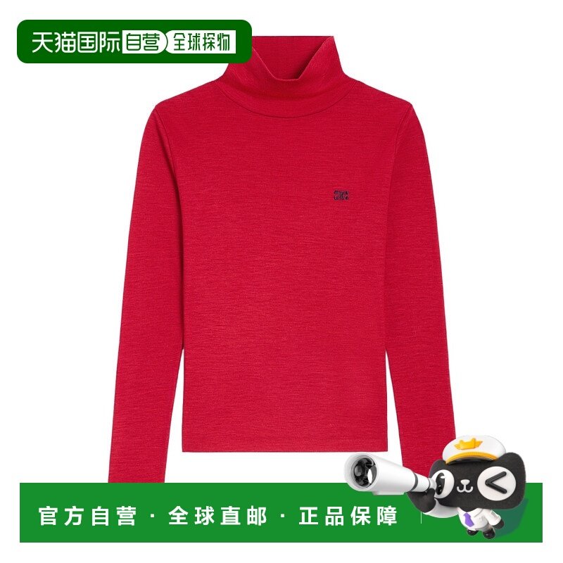 香港直邮CELINE 女士针织衫 RX0C40U39GDI4 AW2025 红色 羊毛针织