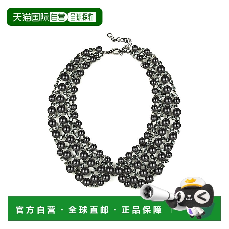 自营 eye candy戴安娜声明项链 - 黑色 - 多 美国奥莱直发饰品