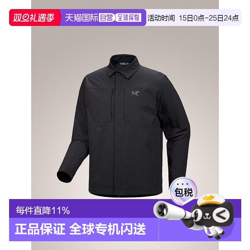 加拿大直邮Arc'teryx Cronin Insulated Overshirt 男士保暖衬衫