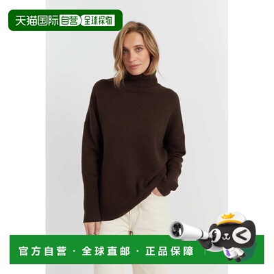 自营chinti & parkerChocolate Pure Cashmere Relaxed Rollneck