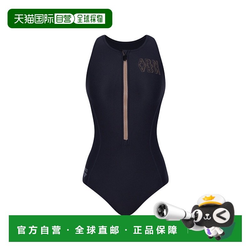 韩国直邮ARENA 连体泳衣A4BL1LO12BLK阿瑞娜