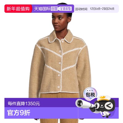 1h可退 香港直邮Ugg 女士 Ellison fluff 紧身夹克  舒适时尚