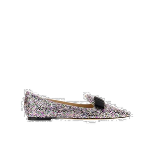 1h可退 香港直邮Jimmy Choo 亮片平底鞋 GALACGFCONFETTIMULTICOL