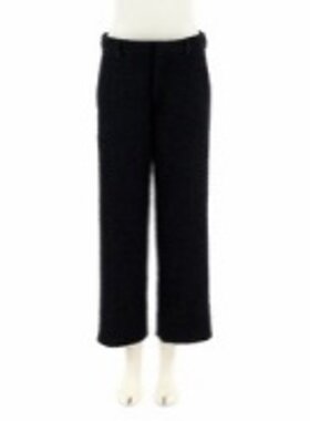 GUCCI 女士休闲裤 837421Z7ATM1000 AW2025 黑色 直筒休闲裤