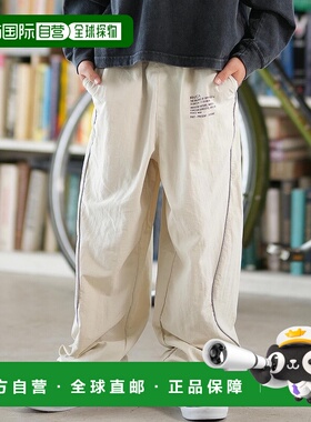 1h可退 日本直邮RVCA 女童 宽松轻量尼龙长裤 拨水防风设计 BF046