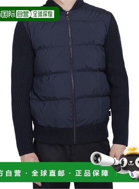 自营Ted Baker Men's Spores Quilted Front Knit Back Navy Blue