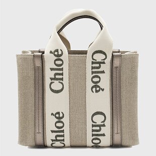 CHLOÉ 女士手提包 CHC25SS397O81074 SS2025 灰色 Woody