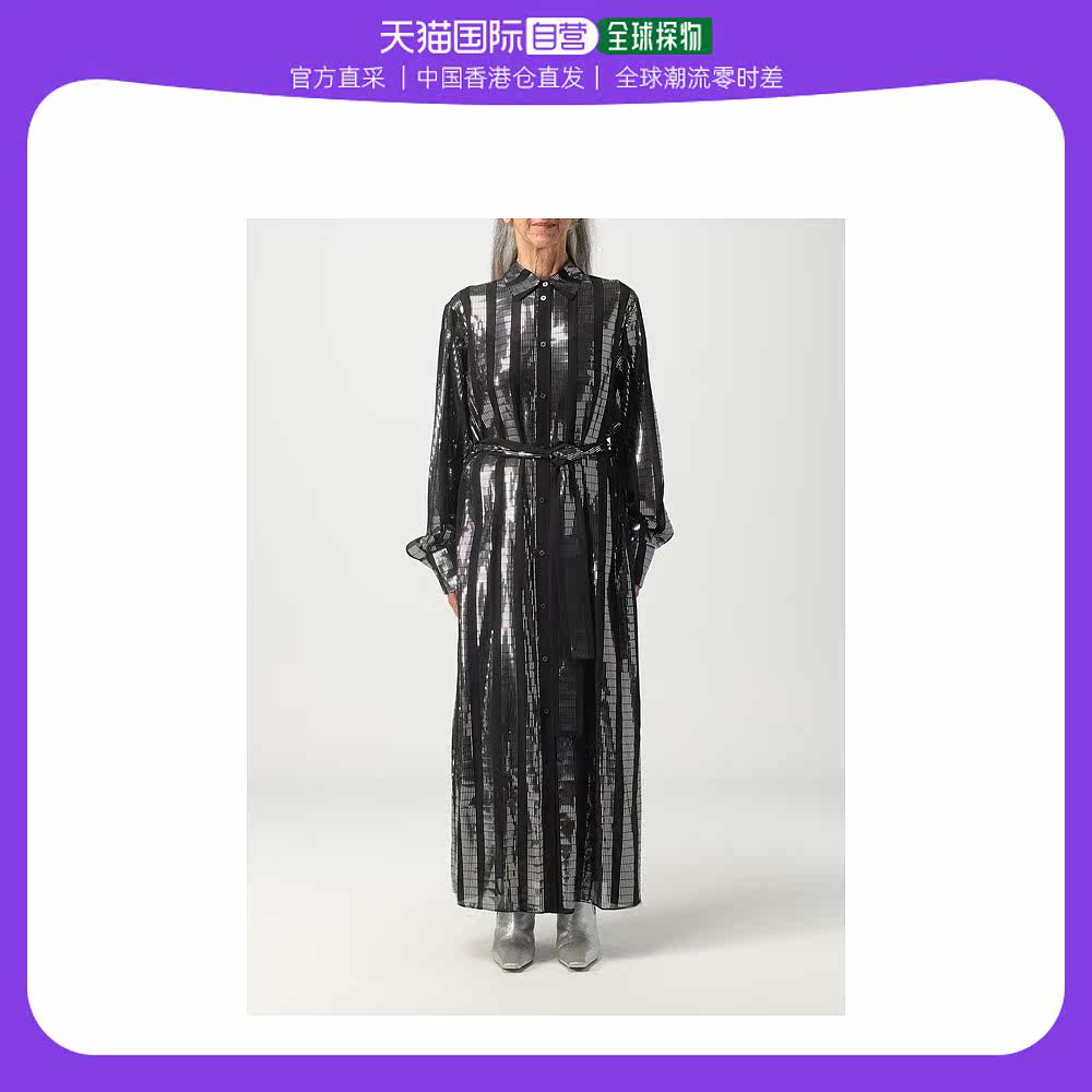 香港直邮潮奢 GOLDEN GOOSE 女士Goose 女士金色连衣裙