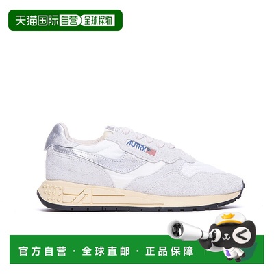 香港直邮AUTRY 女士运动鞋 WWLWMU01 CO 灰色 低帮系带运动鞋