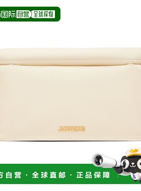 1h可退 香港直邮Jacquemus 女士 灰白色 The Rond Carre 手拿包 2