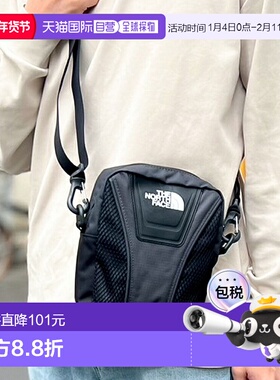 日本直邮The North Face 包男士女士单肩包黑色 Y2K 单肩包 NF0A8