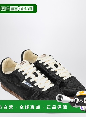1h可退 香港直邮AUTRY 女士 Windspin 黑色小马毛运动鞋 WSLWYN01