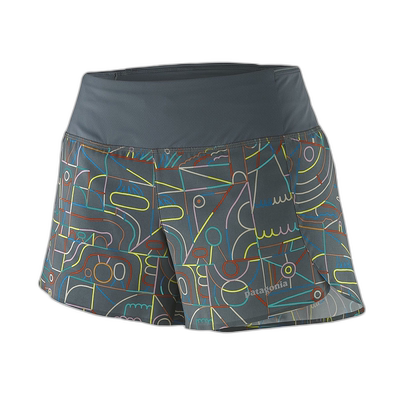 日潮跑腿patagonia巴塔哥尼亚 女式 Strider Pro 短裤 3 1/2 英寸