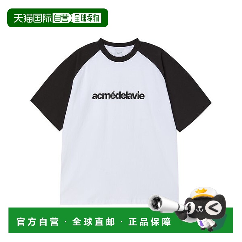 韩国直邮acme de la vie 徽标短袖-Connect RaglanCONNECT LOGO R