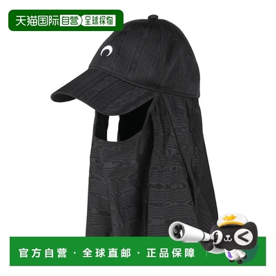 香港直邮Marine Serre 女士 帽子 BLACK 黑色时尚舒适遮阳帽
