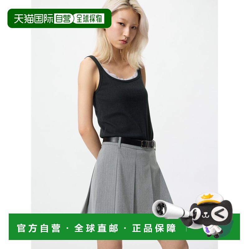 日潮跑腿UNIQLO优衣库 百褶短裙半身裙/女装四季新款488816百褶裙图片