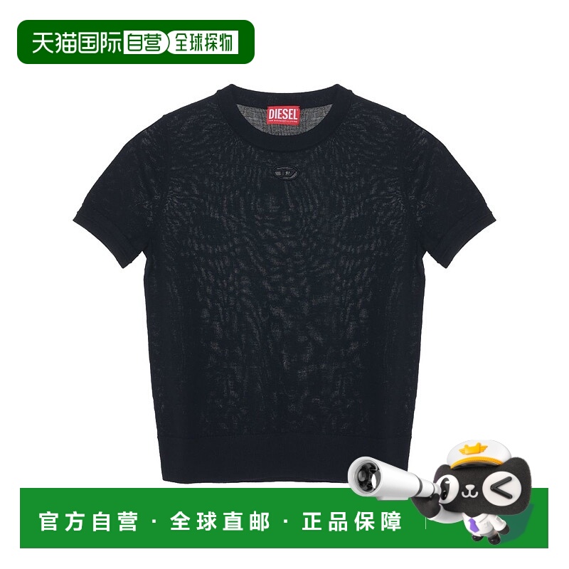香港直邮DIESEL 女士T恤 A175010DCCH9XX SS2026 黑色 T-SHIRT S/