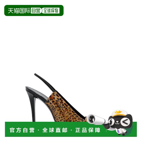 1h可退 美国直邮Saint Laurent 圣罗兰 女士 RAVEN 露跟高跟鞋 75