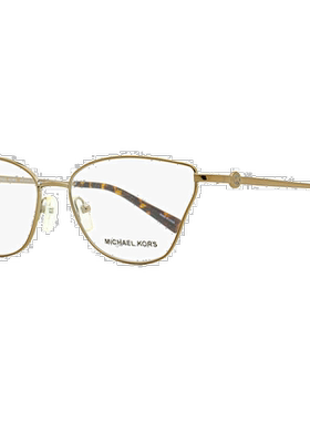自营Michael Kors 女士图卢兹眼镜 MK3039 1213 金属棕色 56 毫米