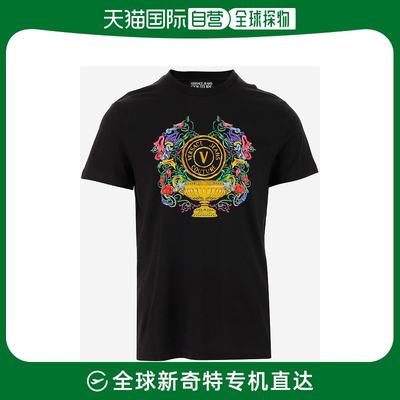 香港直邮VERSACE JEANS 男士T恤 74GAHF01CJ00F899
