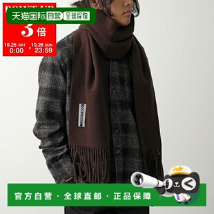日本直邮OUR LEGACY 围巾 A4258ECD 男士羊毛流苏围巾带标志ESPRE