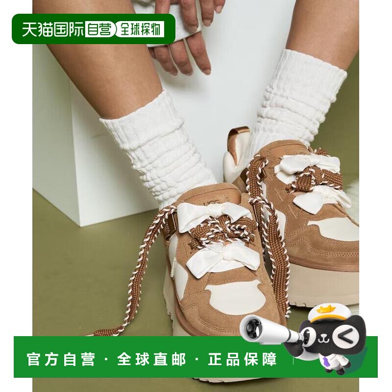 1h可退 日本直邮UGG 女士 厚底板鞋Astromel款，配双色鞋带 13700图片