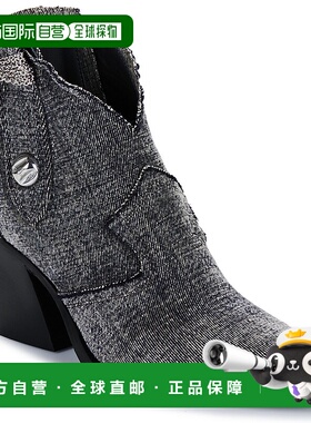 欧洲直邮Fru.it   女士鞋子短筒靴 8575-944-CUOIO-NERO-JEANS-CA