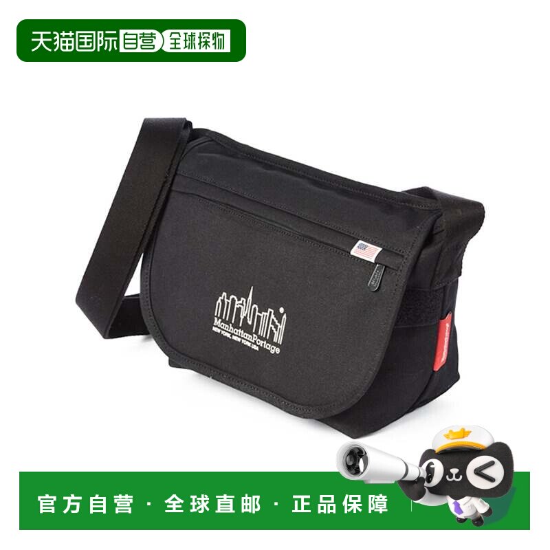 日本直邮帆布斜挎包 黑色 MP1605JRCNVS邮差包图片