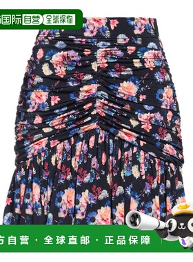 1h可退 香港直邮Rabanne 女士 迷你半身裙 black黑色 舒适时尚