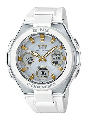日本直购CASIO卡西欧Baby-G手表G-MS MSG-W100-7A2JF女士腕表白色