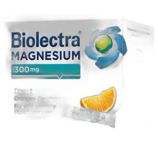 欧洲直邮德国Biolectra氧化镁300mg补镁口溶粉40包无糖橘子味抽筋