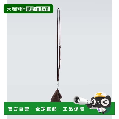 1h可退 香港直邮潮奢 Lemaire 男士 牛角包形皮革有肩带零钱包