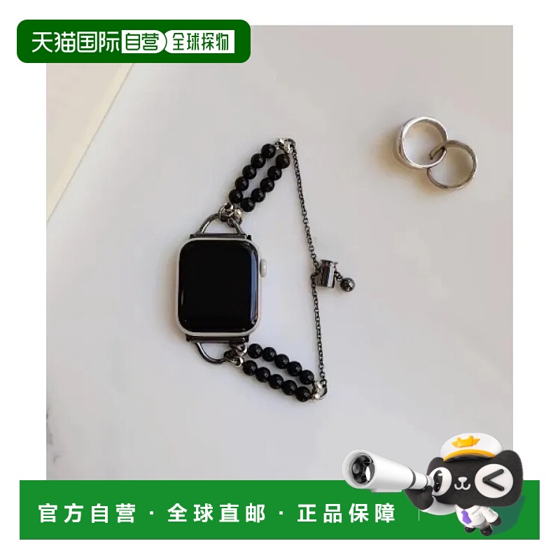 1h可退 日本直邮ABBEY MARKET 男女同款珍珠手链式苹果手表带 38/