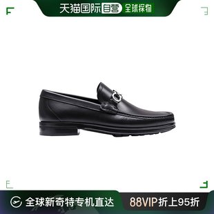 0534557 皮鞋 商务休闲乐福鞋 Ferragamo 菲拉格慕黑色男士