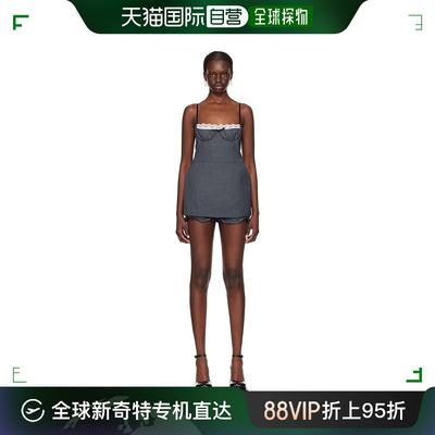 香港直邮潮奢 SHUSHU TONG 女士 灰色叠层连衣裙 FSDDDR11