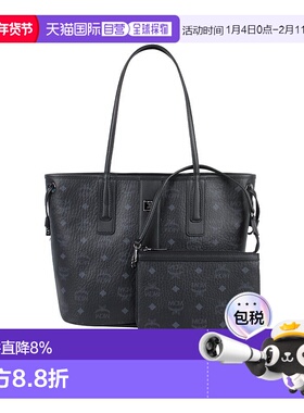 海外直邮Mcm女士迷你手提包经典老花满印菜篮子正品托特m