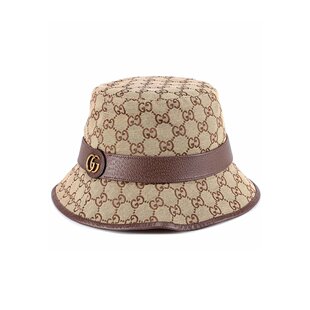 Gucci 男女同款 GG帆布软呢帽子 5765874HG62