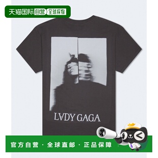 自营Aeropostale Lady Gaga Mayhem Relaxed Graphic Tee - grey