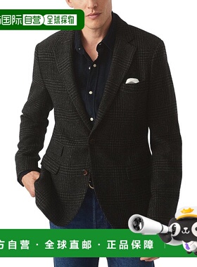 自营J.McLaughlin Suffolk Jacket - Grey 外套男装美国直发奥莱