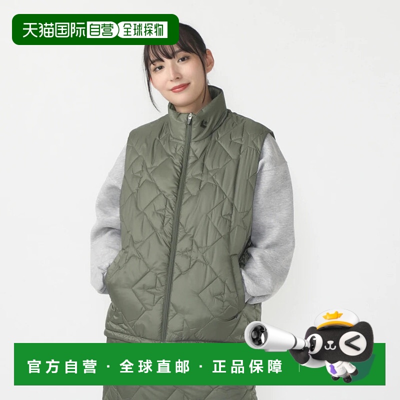 日本直邮CONVERSE-匡威女子衬垫夹克河豚背心4500001外部运动服匡