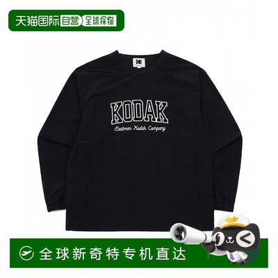 韩国直邮柯达 Essential Wording 徽标滑雪道运动衫 黑色