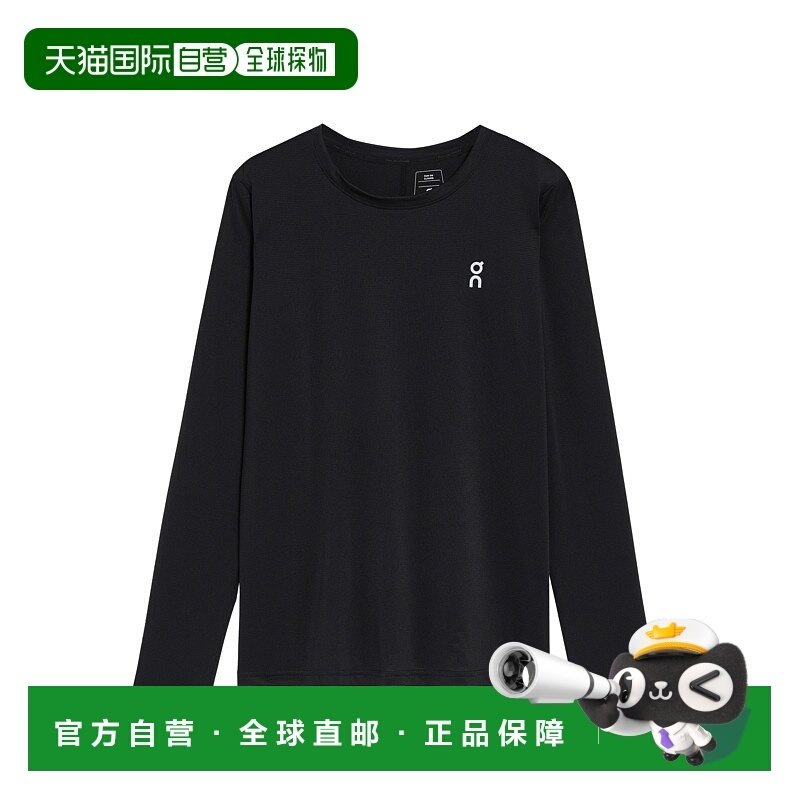 日潮跑腿ON昂跑 女士 Core Long-T 长袖T恤 Black XS 1we1092