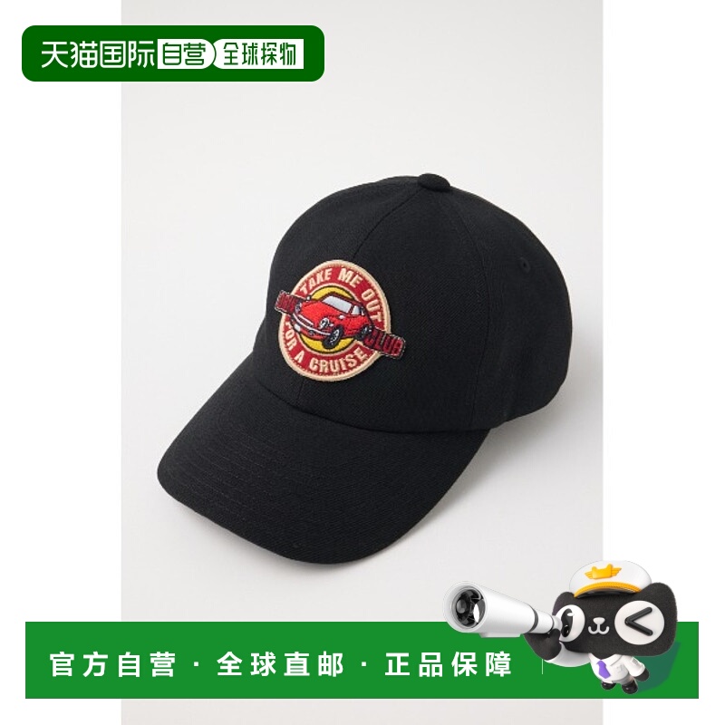 1h可退 日本直邮MOUSSY 女士车行风徽章棒球帽 010HAS561771高级