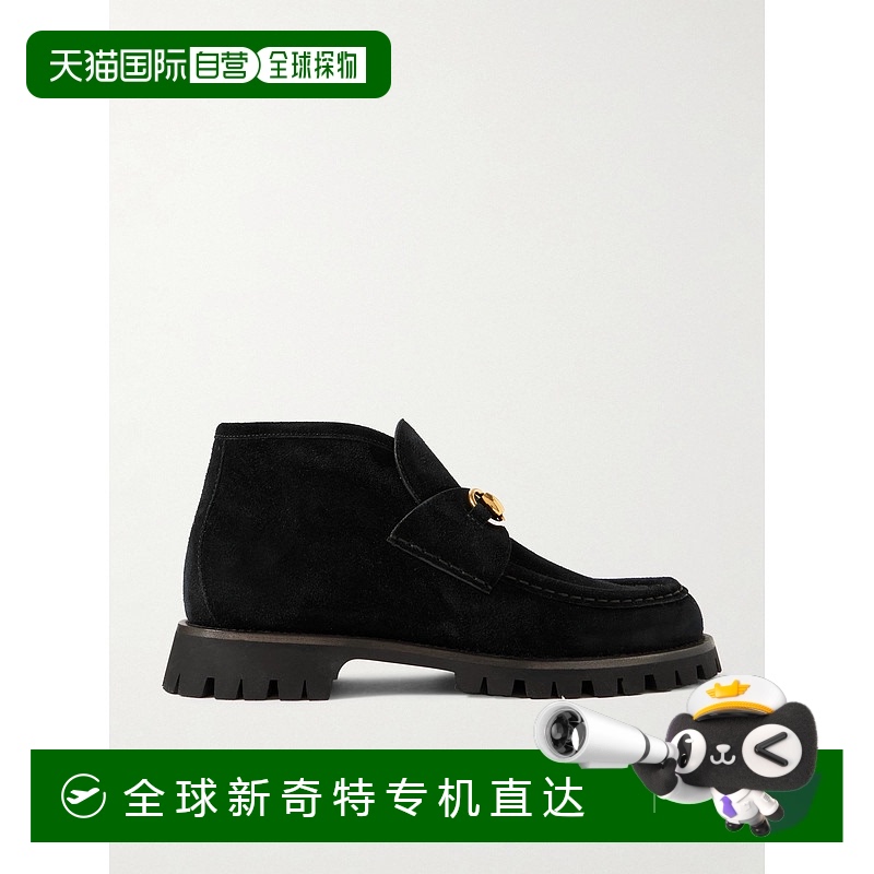 1h可退 香港直邮潮奢 Gucci 古驰 女士 马衔扣踝靴 7642060PV00