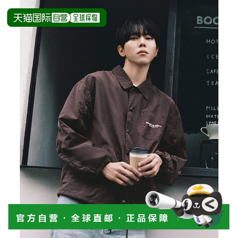 韩国直邮FILA 男士运动茄克/外套斐乐1100FS2JKH1101XBRN